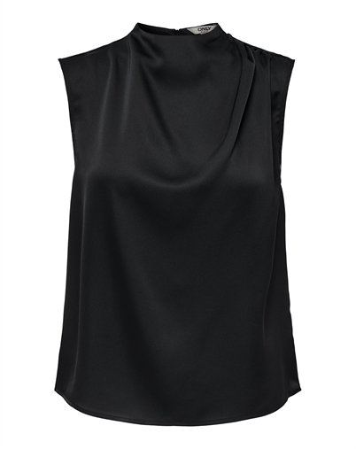  Only - ONLChigo Life Pleat Top - Black